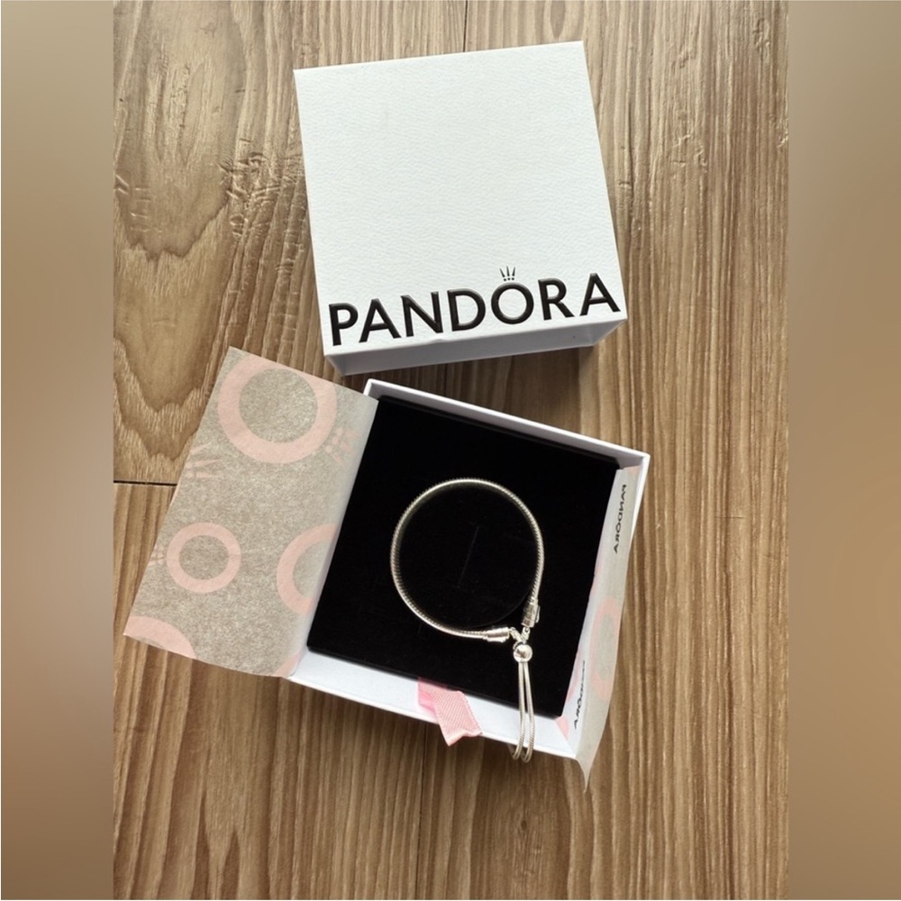 Pandora Moments Snake Chain Adjustable Slider Bracelet NEW - Picture 3 of 7